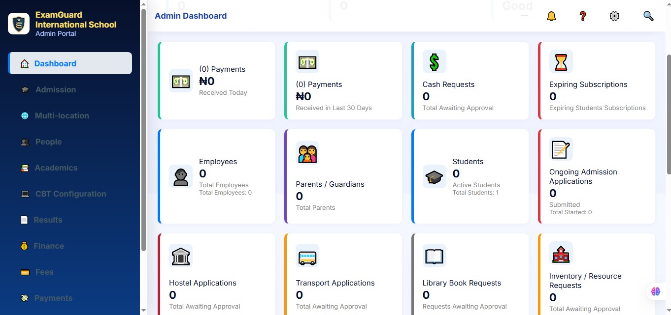 Student Profile Dashboard